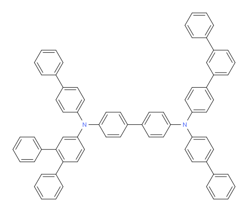 N4,N4'-di([1,1'-biphenyl]-4-yl)-N4-([1,1':2',1''-terphenyl]-4'-yl)-N4'-([1,1':3',1''-terphenyl]-4-yl)-[1,1'-biphenyl]-4,4'-diamine