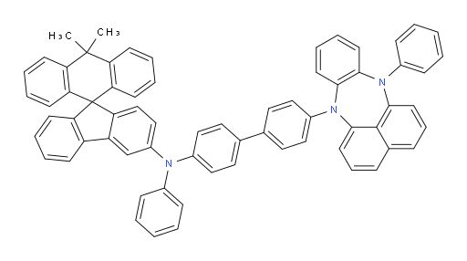 10,10-dimethyl-N-phenyl-N-(4'-(12-phenylbenzo[b]naphtho[1,8-ef][1,4]diazepin-7(12H)-yl)-[1,1'-biphenyl]-4-yl)-10H-spiro[anthracene-9,9'-fluoren]-3'-amine