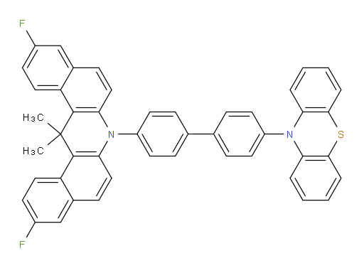 10-(4'-(3,11-difluoro-14,14-dimethyldibenzo[a,j]acridin-7(14H)-yl)-[1,1'-biphenyl]-4-yl)-10H-phenothiazine
