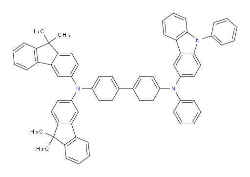 N4,N4-bis(9,9-dimethyl-9H-fluoren-3-yl)-N4'-phenyl-N4'-(9-phenyl-9H-carbazol-3-yl)-[1,1'-biphenyl]-4,4'-diamine
