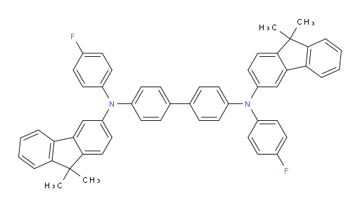 N4,N4'-bis(9,9-dimethyl-9H-fluoren-3-yl)-N4,N4'-bis(4-fluorophenyl)-[1,1'-biphenyl]-4,4'-diamine