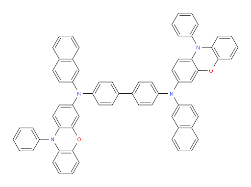 N4,N4'-di(naphthalen-2-yl)-N4,N4'-bis(10-phenyl-10H-phenoxazin-3-yl)-[1,1'-biphenyl]-4,4'-diamine