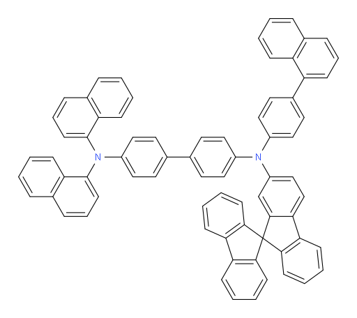 N4-(9,9'-spirobi[fluoren]-7-yl)-N4',N4'-di(naphthalen-1-yl)-N4-(4-(naphthalen-1-yl)phenyl)-[1,1'-biphenyl]-4,4'-diamine