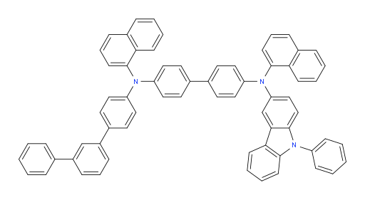 N4-([1,1':3',1''-terphenyl]-4-yl)-N4,N4'-di(naphthalen-1-yl)-N4'-(9-phenyl-9H-carbazol-3-yl)-[1,1'-biphenyl]-4,4'-diamine