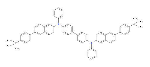 N4,N4'-bis(6-(4-(tert-butyl)phenyl)naphthalen-2-yl)-N4,N4'-diphenyl-[1,1'-biphenyl]-4,4'-diamine