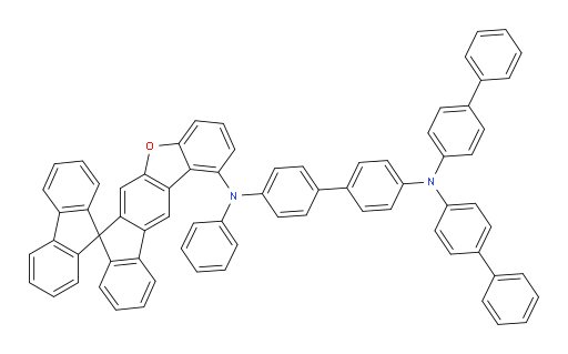 N4,N4-di([1,1'-biphenyl]-4-yl)-N4'-phenyl-N4'-(spiro[fluorene-9,7'-fluoreno[2,3-b]benzofuran]-1'-yl)-[1,1'-biphenyl]-4,4'-diamine