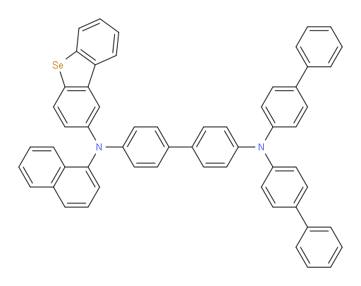 N4,N4-di([1,1'-biphenyl]-4-yl)-N4'-(dibenzo[b,d]selenophen-2-yl)-N4'-(naphthalen-1-yl)-[1,1'-biphenyl]-4,4'-diamine