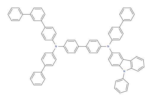 N4,N4'-di([1,1'-biphenyl]-4-yl)-N4-([1,1':3',1''-terphenyl]-4-yl)-N4'-(9-phenyl-9H-carbazol-3-yl)-[1,1'-biphenyl]-4,4'-diamine