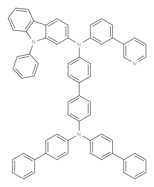 N4,N4-di([1,1'-biphenyl]-4-yl)-N4'-(9-phenyl-9H-carbazol-2-yl)-N4'-(3-(pyridin-3-yl)phenyl)-[1,1'-biphenyl]-4,4'-diamine