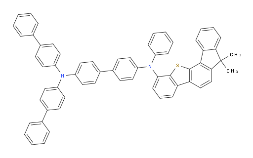 N4,N4-di([1,1'-biphenyl]-4-yl)-N4'-(7,7-dimethyl-7H-benzo[b]fluoreno[3,4-d]thiophen-1-yl)-N4'-phenyl-[1,1'-biphenyl]-4,4'-diamine