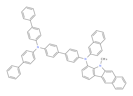 N4,N4-di([1,1'-biphenyl]-4-yl)-N4'-(5-methyl-5H-benzo[b]carbazol-4-yl)-N4'-(naphthalen-2-yl)-[1,1'-biphenyl]-4,4'-diamine