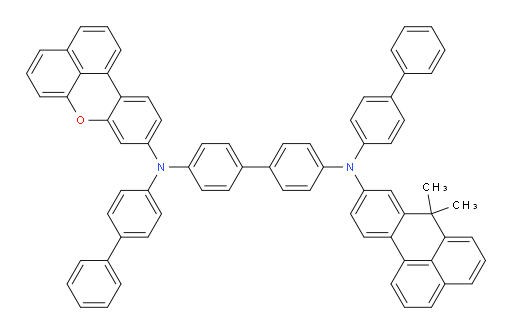 N4,N4'-di([1,1'-biphenyl]-4-yl)-N4-(benzo[kl]xanthen-9-yl)-N4'-(7,7-dimethyl-7H-benzo[de]anthracen-9-yl)-[1,1'-biphenyl]-4,4'-diamine