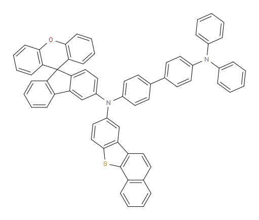 N4-(benzo[b]naphtho[2,1-d]thiophen-8-yl)-N4',N4'-diphenyl-N4-(spiro[fluorene-9,9'-xanthen]-3-yl)-[1,1'-biphenyl]-4,4'-diamine