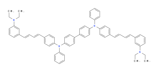 N4,N4'-bis(4-((1E,3E)-4-(3-(diethylamino)phenyl)buta-1,3-dien-1-yl)phenyl)-N4,N4'-diphenyl-[1,1'-biphenyl]-4,4'-diamine
