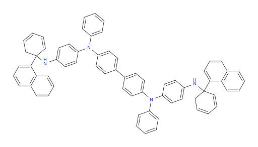 N1,N1'-([1,1'-biphenyl]-4,4'-diyl)bis(N4-(1-(naphthalen-1-yl)cyclohexa-2,4-dien-1-yl)-N1-phenylbenzene-1,4-diamine)