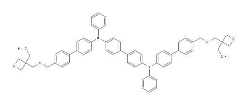 N4,N4'-bis(4'-(((3-ethyloxetan-3-yl)methoxy)methyl)-[1,1'-biphenyl]-4-yl)-N4,N4'-diphenyl-[1,1'-biphenyl]-4,4'-diamine