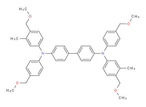 N4,N4'-bis(4-(methoxymethyl)-3-methylphenyl)-N4,N4'-bis(4-(methoxymethyl)phenyl)-[1,1'-biphenyl]-4,4'-diamine