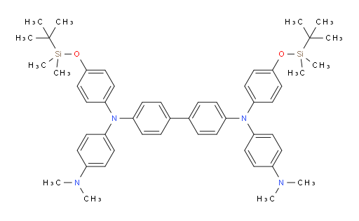 N1,N1'-([1,1'-biphenyl]-4,4'-diyl)bis(N1-(4-((tert-butyldimethylsilyl)oxy)phenyl)-N4,N4-dimethylbenzene-1,4-diamine)