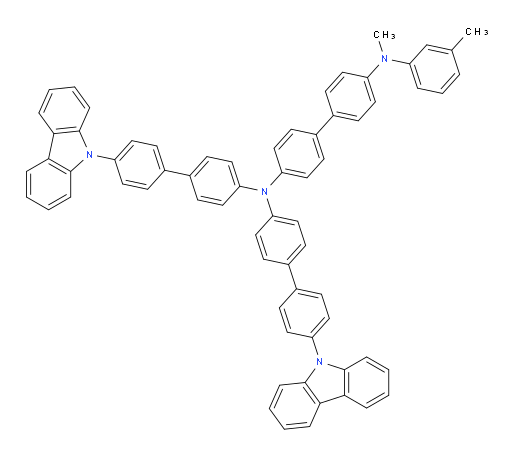 N4,N4-bis(4'-(9H-carbazol-9-yl)-[1,1'-biphenyl]-4-yl)-N4'-methyl-N4'-(m-tolyl)-[1,1'-biphenyl]-4,4'-diamine