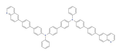 N4,N4'-diphenyl-N4,N4'-bis(4'-(quinolin-6-yl)-[1,1'-biphenyl]-4-yl)-[1,1'-biphenyl]-4,4'-diamine