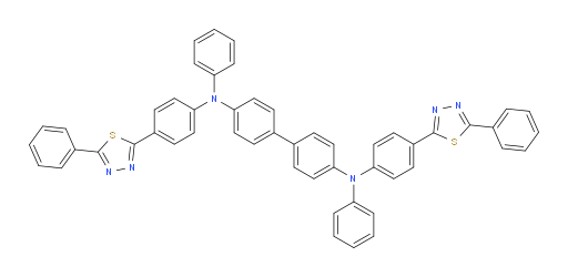 N4,N4'-diphenyl-N4,N4'-bis(4-(5-phenyl-1,3,4-thiadiazol-2-yl)phenyl)-[1,1'-biphenyl]-4,4'-diamine