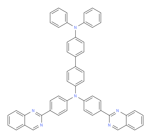 N4,N4-diphenyl-N4',N4'-bis(4-(quinazolin-2-yl)phenyl)-[1,1'-biphenyl]-4,4'-diamine
