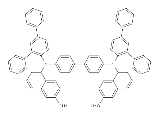 N4,N4'-di([1,1':3',1''-terphenyl]-4'-yl)-N4,N4'-bis(6-methylnaphthalen-1-yl)-[1,1'-biphenyl]-4,4'-diamine