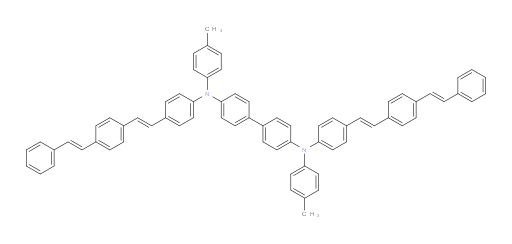 N4,N4'-bis(4-((E)-4-((E)-styryl)styryl)phenyl)-N4,N4'-di-p-tolyl-[1,1'-biphenyl]-4,4'-diamine
