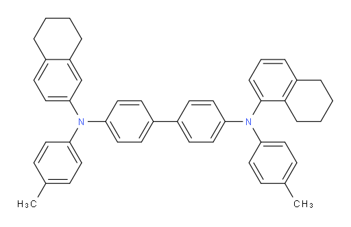 N4-(5,6,7,8-tetrahydronaphthalen-1-yl)-N4'-(5,6,7,8-tetrahydronaphthalen-2-yl)-N4,N4'-di-p-tolyl-[1,1'-biphenyl]-4,4'-diamine