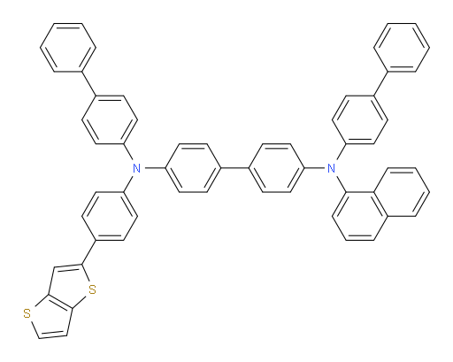 N4,N4'-di([1,1'-biphenyl]-4-yl)-N4-(naphthalen-1-yl)-N4'-(4-(thieno[3,2-b]thiophen-2-yl)phenyl)-[1,1'-biphenyl]-4,4'-diamine