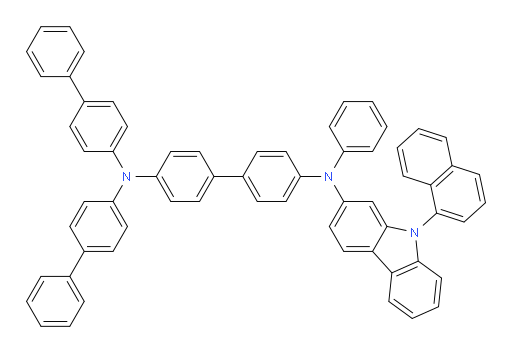 N4,N4-di([1,1'-biphenyl]-4-yl)-N4'-(9-(naphthalen-1-yl)-9H-carbazol-2-yl)-N4'-phenyl-[1,1'-biphenyl]-4,4'-diamine
