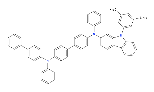 N4-([1,1'-biphenyl]-4-yl)-N4'-(9-(3,5-dimethylphenyl)-9H-carbazol-2-yl)-N4,N4'-diphenyl-[1,1'-biphenyl]-4,4'-diamine