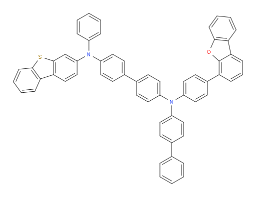 N4-([1,1'-biphenyl]-4-yl)-N4-(4-(dibenzo[b,d]furan-4-yl)phenyl)-N4'-(dibenzo[b,d]thiophen-3-yl)-N4'-phenyl-[1,1'-biphenyl]-4,4'-diamine