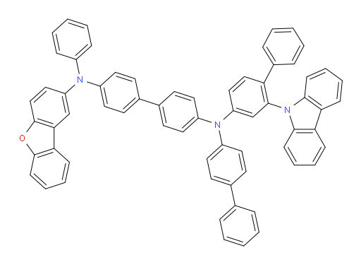 N4-(2-(9H-carbazol-9-yl)-[1,1'-biphenyl]-4-yl)-N4-([1,1'-biphenyl]-4-yl)-N4'-(dibenzo[b,d]furan-2-yl)-N4'-phenyl-[1,1'-biphenyl]-4,4'-diamine