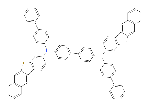 N4,N4'-di([1,1'-biphenyl]-4-yl)-N4,N4'-bis(benzo[b]naphtho[2,3-d]thiophen-3-yl)-[1,1'-biphenyl]-4,4'-diamine