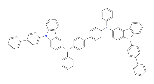 N4,N4'-bis(9-([1,1'-biphenyl]-4-yl)-9H-carbazol-3-yl)-N4,N4'-diphenyl-[1,1'-biphenyl]-4,4'-diamine