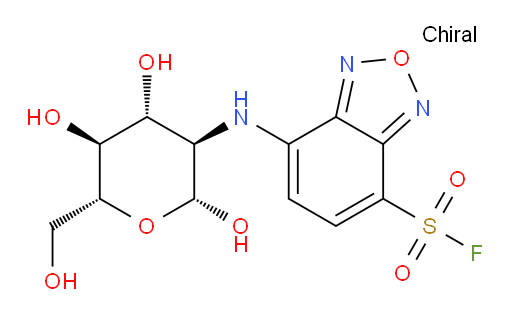 7-(((2R,3R,4R,5S,6R)-2,4,5-trihydroxy-6-(hydroxymethyl)tetrahydro-2H-pyran-3-yl)amino)benzo[c][1,2,5]oxadiazole-4-sulfonyl fluoride