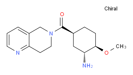 ((1S,3R,4R)-3-amino-4-methoxycyclohexyl)(7,8-dihydro-1,6-naphthyridin-6(5H)-yl)methanone