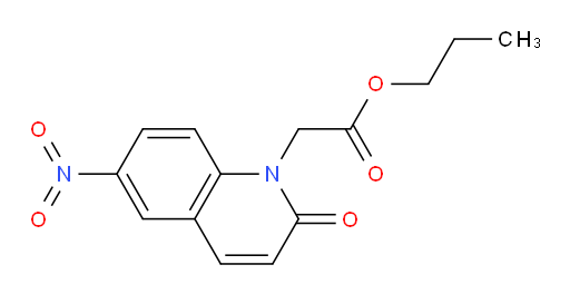 propyl 2-(6-nitro-2-oxoquinolin-1(2H)-yl)acetate
