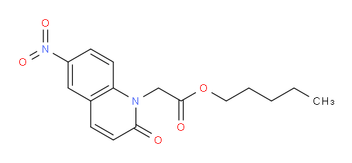 pentyl 2-(6-nitro-2-oxoquinolin-1(2H)-yl)acetate