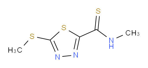 N-methyl-5-(methylthio)-1,3,4-thiadiazole-2-carbothioamide