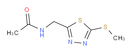 N-((5-(methylthio)-1,3,4-thiadiazol-2-yl)methyl)acetamide