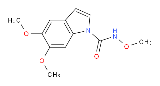 N,5,6-trimethoxy-1H-indole-1-carboxamide