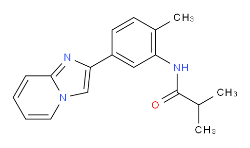N-(5-(imidazo[1,2-a]pyridin-2-yl)-2-methylphenyl)isobutyramide