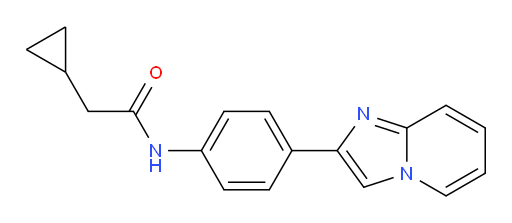 2-cyclopropyl-N-(4-(imidazo[1,2-a]pyridin-2-yl)phenyl)acetamide