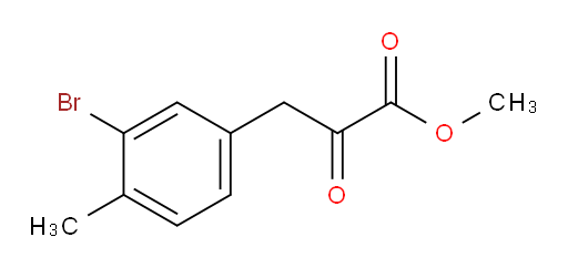 methyl 3-(3-bromo-4-methylphenyl)-2-oxopropanoate