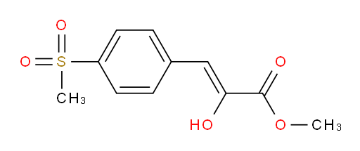 (Z)-methyl 2-hydroxy-3-(4-(methylsulfonyl)phenyl)acrylate