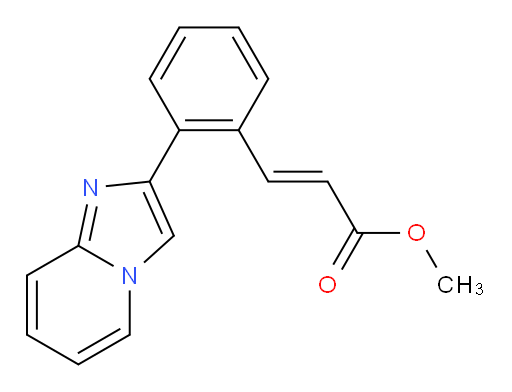(E)-methyl 3-(2-(imidazo[1,2-a]pyridin-2-yl)phenyl)acrylate