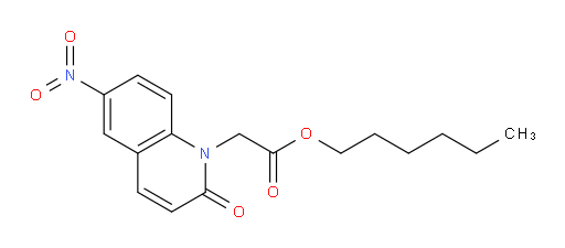 hexyl 2-(6-nitro-2-oxoquinolin-1(2H)-yl)acetate