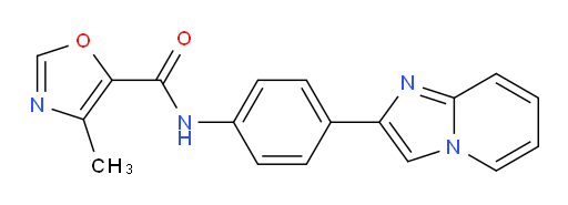 N-(4-(imidazo[1,2-a]pyridin-2-yl)phenyl)-4-methyloxazole-5-carboxamide